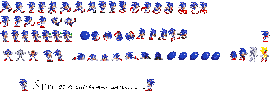 Sonic sprite sheet download