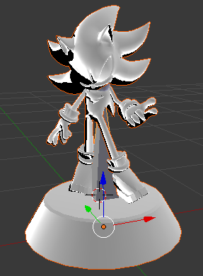 Xbox 360 - Sonic the Hedgehog (2006) - Super Shadow - The Models