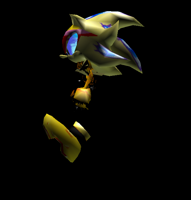 Dreamcast - Sonic Adventure - Super Sonic - The Models Resource