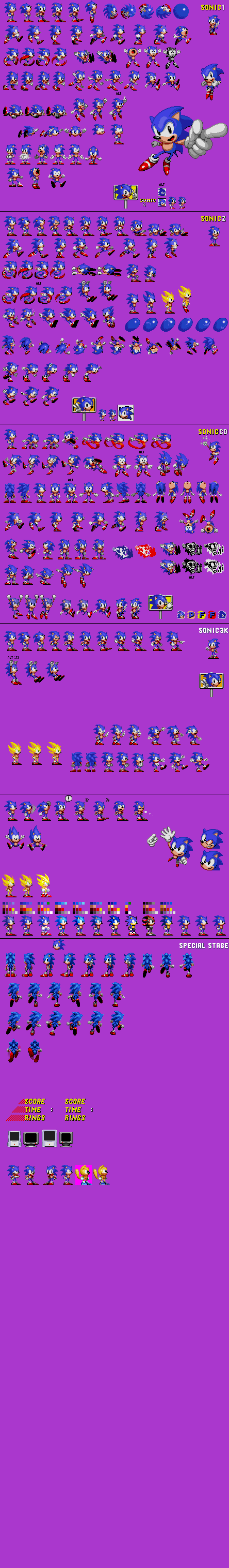 The VG Resource - The Ultimate Sonic 1 Sheet