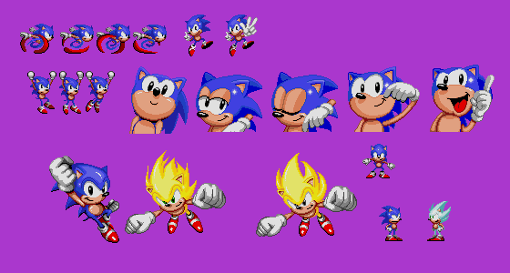 RatherNoiceSprites's Classic Sonic Sprites [Sonic the Hedgehog Forever]  [Mods]
