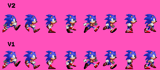 Modified Sonic Sprites